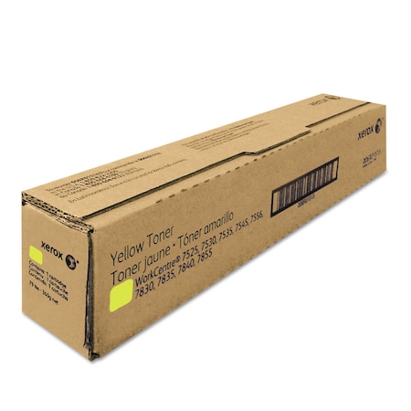 Xerox Toner Cartridge, 15000 Page, Yellow 6R1514